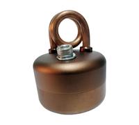 AMSLSIU Réchaud à alcool miniature portable et léger en métal, fourneau de camping efficace pour cuisiner, brûler du thé, faire des grillades, préparer des ustensiles de, Brun, 4.2 x 7.3 x 5.4 cm