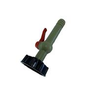 AMSLSIU Remplacement du Robinet de vidange du Bec du conteneur IBC connecteurs de contrôle Marche/arrêt détachables raccords barils Accessoires, Droit 25mm
