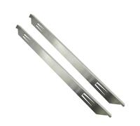 AMSLSIU Remplisseur d'espace de cuisinière en métal, 2 pièces, facile à nettoyer, pour le travail de la cuisinière, en acier inoxydable, couvercle comptoir acier inoxydable