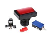 AMSLSIU Repensez votre expérience de jeu avec ce bouton de borne d'arcade rétroéclairé par LED. Ce jeu rectangulaire, doté d'un bouton support lumineux à LED, chaque instant.