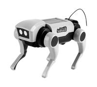 AMSLSIU Robot Chien à Assembler - Projet de Bricolage Amusant et ludique - Initiation pour aux Sciences - Expérience d'apprentissage Pratique pour Enfants - Robot Chien interactif à Assembler avec
