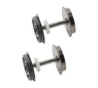 AMSLSIU Roues de Train modèle Ho échelle 1 87 offrant d'excellentes Performances avec Une pour Bonne Absorption des Chocs et Un Silence pour Le modèle 1:87 Ho Scale Railway Hobby Train Accessoire