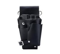 AMSLSIU Sac à outils de coiffeur multifonctionnel avec plusieurs compartiments PU sac à ciseaux détachable pour coiffeur Durable