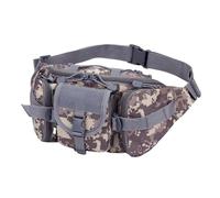 AMSLSIU Sac banane pratique pour la pêche et les voyages, beaucoup d'espace de rangement, sacs de taille militaires en tissu Oxford pour hommes et femmes, compacts, ACU Numérique