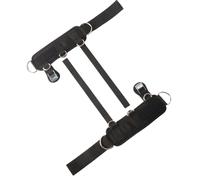AMSLSIU Sangle de cheville pour extension de jambes, idéale pour les exercices de hanches, pour hommes et femmes. Anneaux en D pour un renforcement musculaire et une stabilité