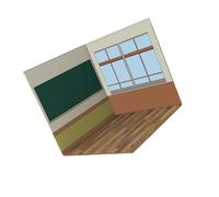 AMSLSIU Solution d'affichage Ultime pour Les Chefs-d'œuvre Miniatures, Plusieurs Occasions au Choix, boîte en Carton pour Diorama en PVC, Salle de Classe