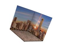 AMSLSIU Solution d'affichage Ultime pour Les Chefs-d'œuvre Miniatures, Plusieurs Occasions au Choix, boîte en Carton pour Diorama en PVC, Ville