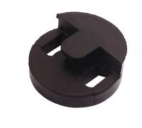 AMSLSIU Sourdine ronde pour violoncelle, sourdine à deux trous, fonction exceptionnelle, en caoutchouc, durable et pratique, contrôle du son, style Tourte, ronde