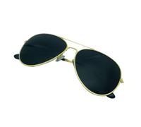 AMSLSIU Sun Eyewear Portable Léger Creative Belle Rétro Couleurs Assorties Lunettes De Soleil Élégant Unisexe Cadre en Métal pour Homme, Doré, Gris