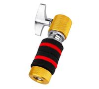 AMSLSIU Support de cymbale charleston à dégagement en alliage, facile à installer, accessoire de batterie jazz, idéal pour les batteurs. Ce support se distingue par sa, or, Hauteur : 7.5 cm