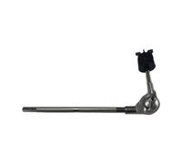 AMSLSIU Support de cymbale robuste et réglable avec rallonge et pince à cliquet en métal pour une durabilité accrue. Compatible avec les batteries standard, Court