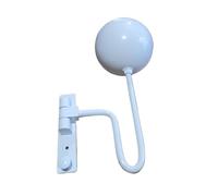 AMSLSIU Support de Moto, paroi Forte capacité. Les Petits Objets du Couvre- sont durables et Ont Une pour Bonne Portance, Blanc