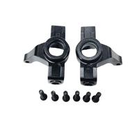 AMSLSIU Support de moyeu de direction en alliage d'aluminium pour 1/14 MJX 14210 14209, support moyeu direction Durable et robuste 14210, Noir