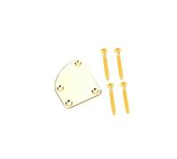 AMSLSIU Support de plaque de cou guitare électrique à 4 trous avec pièces vis entretien la carte réparation pour musicien professionnel, Or