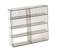 AMSLSIU Support d'étagères de vitrine à 8 Compartiments pour Objets de Collection, Petites Figurines Populaires et modèles Voitures Jouets, Collection d'objets, Petites Figurines