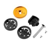 AMSLSIU Support d'ordinateur de vélo en Alliage d'aluminium Support de Barre poignée antirouille Portable avec Remplacement d'adaptateurs pour, Or