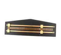 AMSLSIU Système de pointage Efficace pour Snooker et Jeu de palets. Tableau de pointage Mural en Bois Durable. Accessoires Inclus. Tableau de Mural en Bois pour Jeu de palets, Noir, 43 x 14 cm