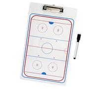 AMSLSIU Tableau d'entraînement Portable pour Hockey sur Glace, avec Inscription Fluide et imperméable. Impression Claire et Facile à Effacer.