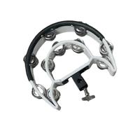 AMSLSIU Tambourin double face, percussions métalliques, ajout polyvalent à un ensemble musical. Le tambourin charleston accompagne librement la musique avec un son brillant et