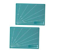 AMSLSIU Tapis de découpe pratique double face pour loisirs créatifs : support durable et résistant, idéal pour les travaux manuels et les travaux de précision. de table, Vert, 30 cm x 22 cm x 0.9 mm
