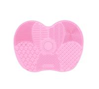 AMSLSIU Tapis de nettoyage en silicone souple brosse de maquillage épurateur tampon lavage brosses professionnelles pour le visage Gadgets plaque planche main, rose
