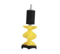 AMSLSIU Tarière à Glace - Accessoires de pêche sur Glace durables pour percer sans Effort Les différentes Couches de des océans, Lacs et rivières, Jaune, 50 cm