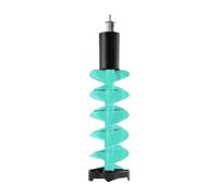 AMSLSIU Tarière à Glace - Accessoires de pêche sur Glace durables pour percer sans Effort Les différentes Couches de des océans, Lacs et rivières, Bleu, 75 cm