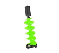 AMSLSIU Tarière à Glace pour la pêche sur Glace en mer, en lac et rivière, idéale pour Les activités Hivernales. Outil Indispensable pour percer la La Tige de Forage est, Vert, 75 cm