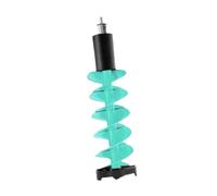 AMSLSIU Tarière à Glace pour la pêche sur Glace en mer, en lac et rivière, idéale pour Les activités Hivernales. Outil Indispensable pour percer la La Tige de Forage est, Bleu, 75 cm