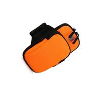 AMSLSIU Téléphone Bras Pochette étanche Sangle Housse Hommes Femmes Accessoires résistant pour aux Chocs Brassard Sacs Sport Fitness Exercice, Orange