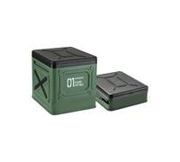 AMSLSIU Toilettes portables pour adultes Toilettes portables en ABS durables et légères pour le camping Pot portable pour adultes Porta Potty, style 2, vert