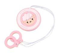 AMSLSIU Toupie en Bois à Volant d'inertie, Jouet Rond en Bois, Amusant et éducatif pour Les Enfants grâce à sa Ficelle Traditionnelle. Idéal comme Cadeau d'anniversaire, Mouton, diamètre 6cm