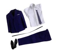 AMSLSIU Uniforme de vêtements de poupée à l'échelle 1/6, costume de poupée Miniature, ensemble complet comprenant Pour tous les principaux composants
