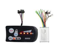 AMSLSIU Vélo électrique Universel indicateur LED Moteur à Courant continu contrôleur de Vitesse Bouton de réglage Compteur Vitesse boîtier Commande Scooter