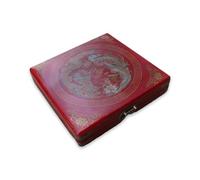 AMSLSIU Vintage échecs résine Chessman Famille Jeu Jeux Chinois Dynastie Qing Soldats déplacer boîte Ensemble Parents Cadeaux Divertissement