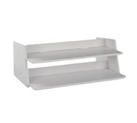 AMSLSIU Vitrine d'exposition pour Garage offrant Une Structure Robuste pour des modèles réduits de Voitures à l'échelle 1/32 dans Un décor de Parking, Blanc, 2 Couches