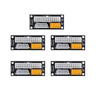 AMSOH ADD2PSU ADD2PSU Bloc d'alimentation double bloc d'alimentation ATX 24 broches vers 4 broches Molex Adaptateur Riser Miner Miner Miner (5 pcs noir 4 broches)