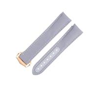 AMSOH Bracelet De montre en tissu Nylon gris 20mm, adapté au bracelet Omega pour AT150 Seamaster 300 Planet Ocean De Ville Speedmaster, bracelet De montre à extrémité incurvée(Gray 6)