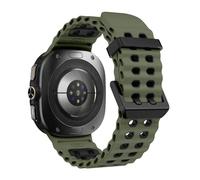 AMSOH Bracelet de sport en Silicone pour Samsung Galaxy Watch Ultra 47MM, Bracelet marin pour GalaxyWatch Ultra 47mm(Army GreenB)