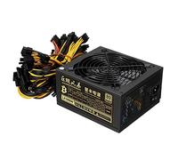 AMSOH Carte graphique 1800 W pour minage 180 ~ 240 V 80+ Platine certifiée ATX PSU 20 + 4 broches