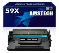 Amstech avec Puce Cartouche de Toner Compatible pour HP 59X CF259X 59A CF259A Laserjet Pro MFP M428dw M404dn M404n M428fdw M428fdn M404dw M304n M304dn M404 M428 M304 Pack de 1, Noir