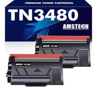 Amstech TN3480 Cartouche de Toner Compatible pour Brother TN-3480 TN 3480 HL-L5100DN MFC-L5750DW MFC-L5700DN HL-L5200DW DCP-L5500DN HL-L6400DW DCP-L6600DW HL-L5000D DCP-L5600DN TN-3430 TN3430 Noir