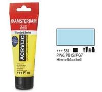 Amsterdam acrylique couleur 120ml tube bleu ciel clair talens 21164551 Bleu G