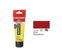 Amsterdam acrylique couleur 120ml tube terre de sienne brûlée talens 21164411