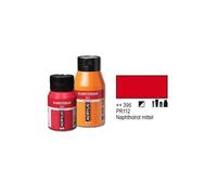 Amsterdam acrylique couleur 500ml bouteille naphtol rouge moyen talens 477682 Rouge G