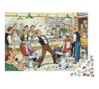 Amsterdam Barber Razor Strop Puzzle en Bois Imperméable DIY Puzzles De 1000 Pièces pour Adultes Défi Et Casse-tête De Décoration pour La Maison
