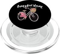 Amsterdam Bicycle City Retro Cycling PopSockets PopGrip pour MagSafe