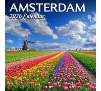 Amsterdam Calendar 2026: Canals, Culture, and Charm in Every Month | Kalender Calendario Calendrier | BONUS 3 Months 2025, Includes Moon Phases