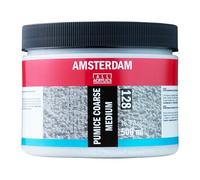 Amsterdam Effect Medium - Ponce grossière 500 ml - Texture grise pour peinture acrylique - Mélangeable et résistant à l'eau - Idéal pour l'art et les textures de maquettes
