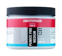 Amsterdam Effect Medium - Pumice Fine Medium 126 Jar 500 ml - Gris - Surface texturée pour acrylique